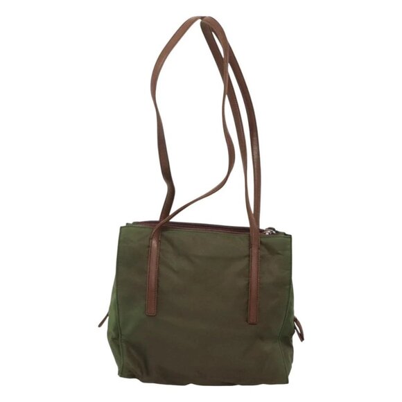 PRADA Shoulder Bag Nylon Khaki Auth 119570 - Picture 2 of 16
